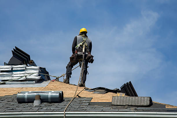 Professional Roofing technician working in Yorktown, TX